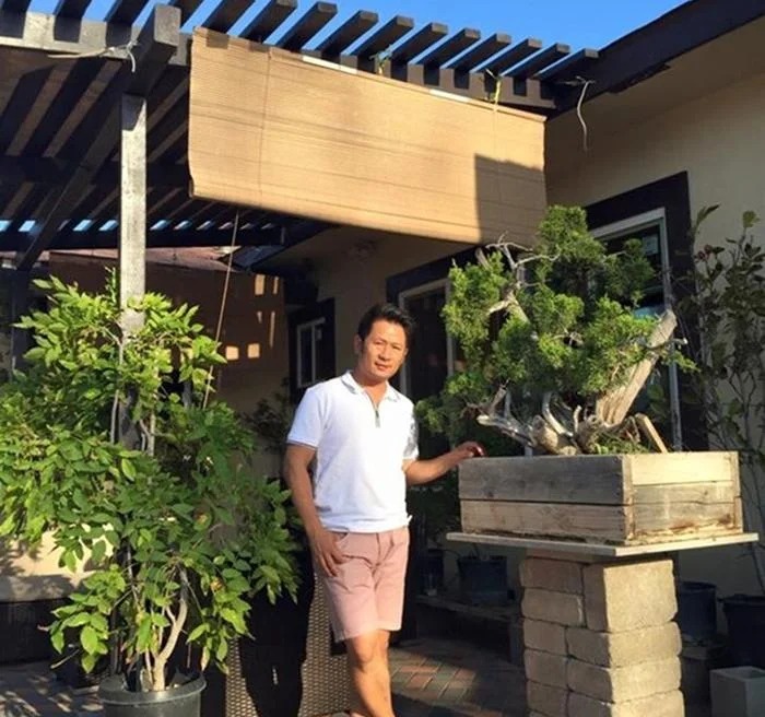 Bằng Kiều rất chăm chút và để tâm tới nội thất, cây cảnh ở trong nhà