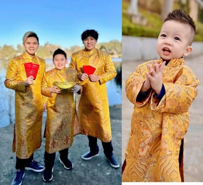 Ba con trai của Bằng Kiều vô cùng yêu quý em trai cùng cha khác mẹ