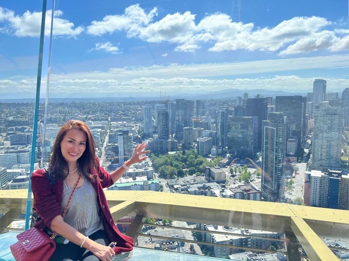 Vợ cũ Lam Trường thường xuyên đi du lịch.