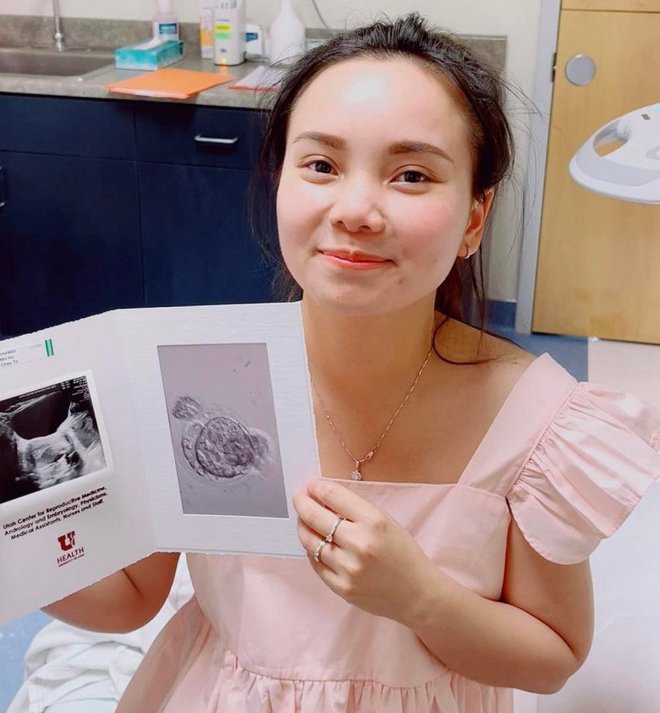 Cô nàng trải qua một hành trình gian nan trước khi đậu thai