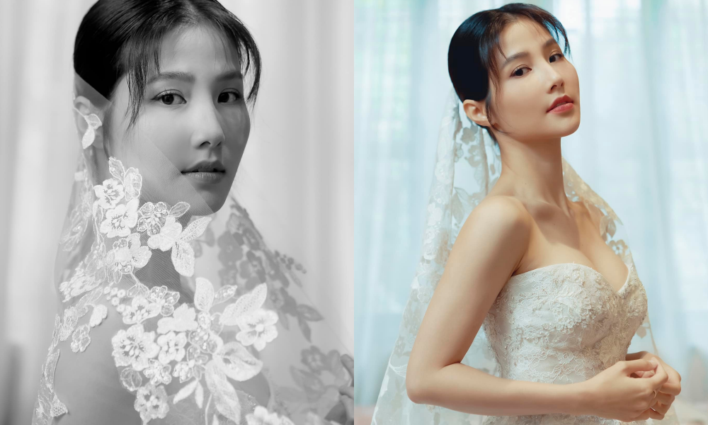 Diễm My 9X xinh đẹp, gợi cảm khi diện chiếc váy cô dâu