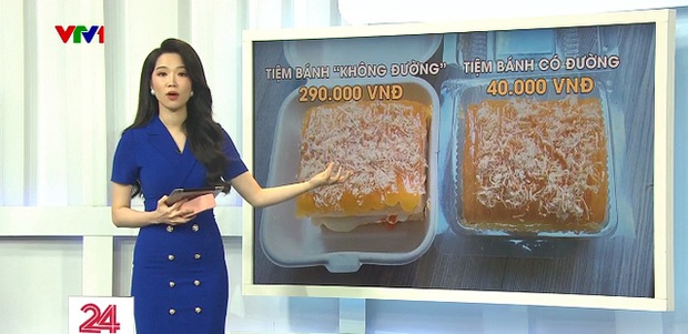 Một số thông tin về giá cả những chiếc bánh ngọt được quảng cáo 