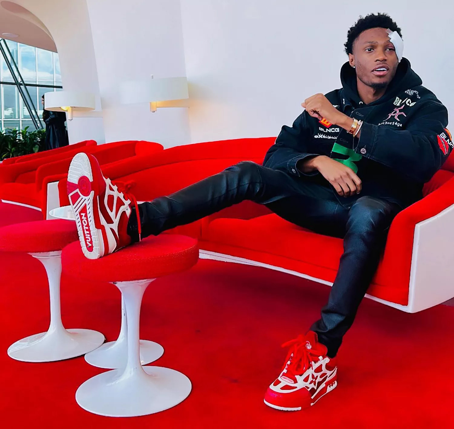 Nạn nhân sau khi bị Brittney Taylor tấn công. 