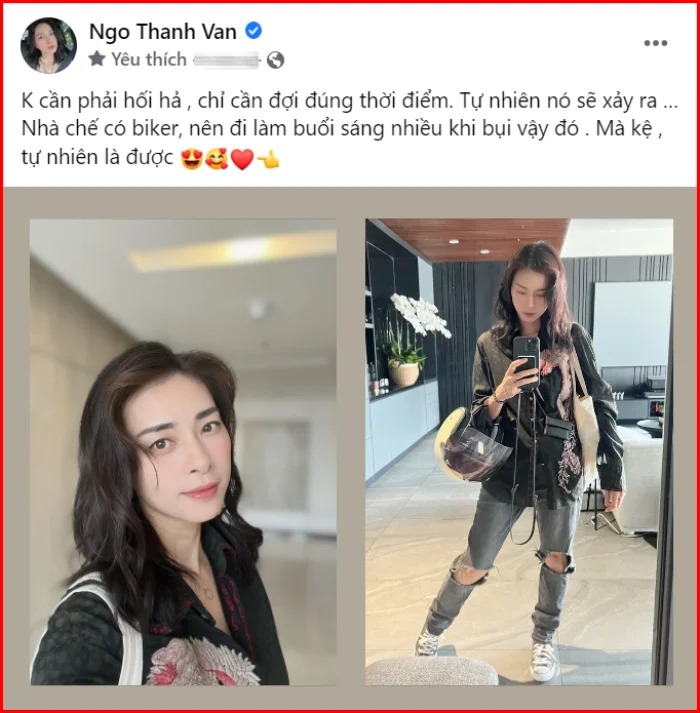 Dòng trạng thái của Ngô Thanh Vân khiến dân mạng 