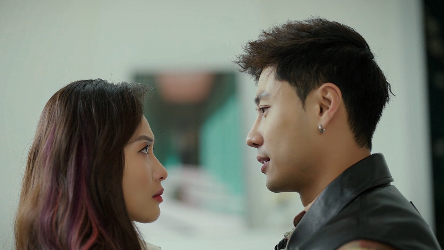 Thanh Sơn và Khả Ngân. 