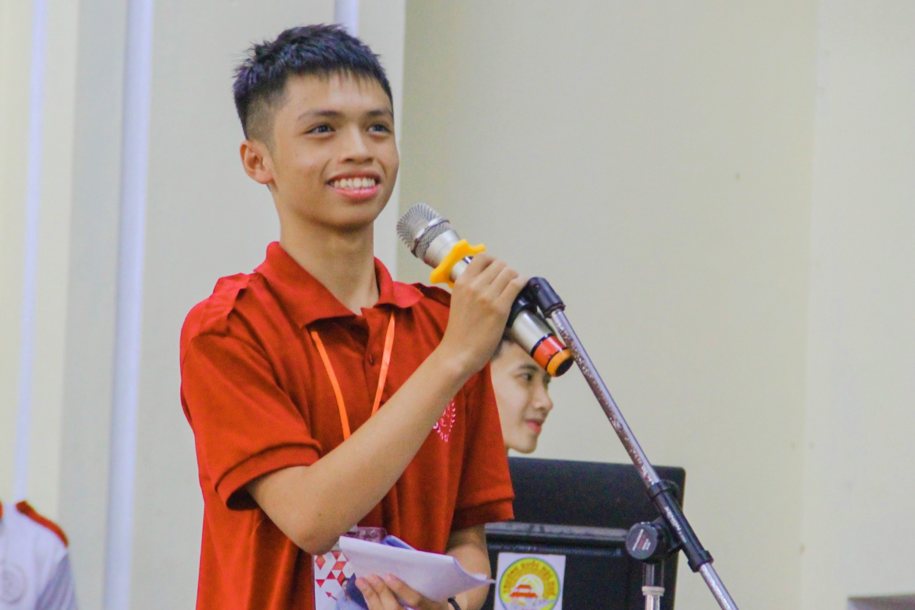 Minh Triết tự nhận là một học sinh bình thường ở lớp, nói khá nhiều và thích đem lại niềm vui cho mọi người. Ảnh: NVCC