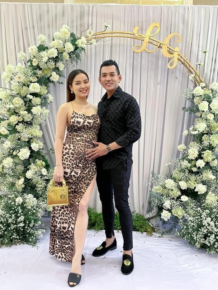 Vợ chồng diễn viên Phương Trinh Jolie và Lý Bình.