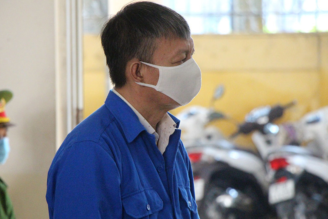 Bị cáo Ngô Văn Trọng. 