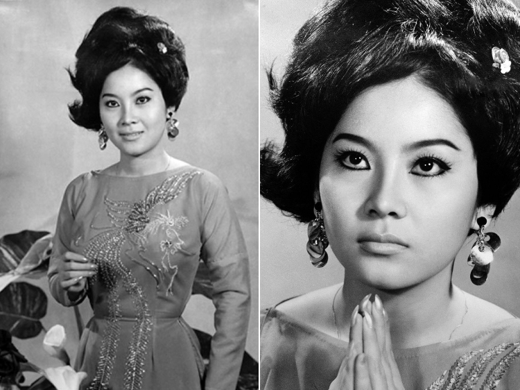 Nhan sắc thời trẻ của Mộng Tuyền