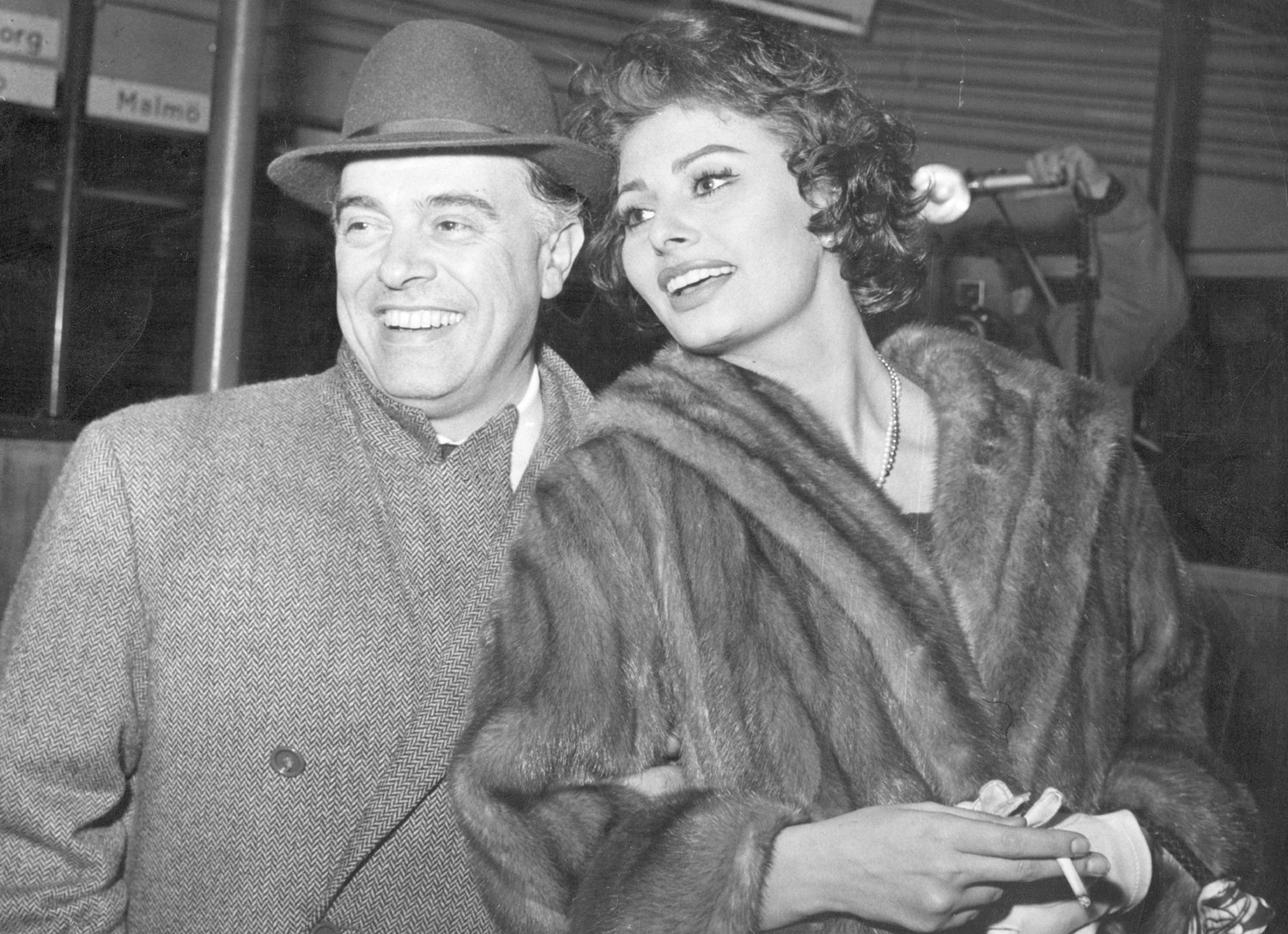 Sophia cùng chồng Carlo Ponti.