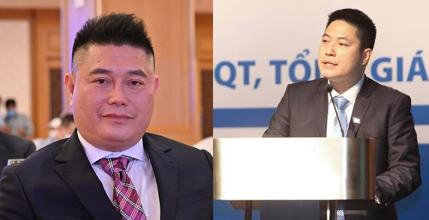 Ông Nguyễn Đức Thuỵ (trái) và ông Nguyễn Văn Thuỳ.