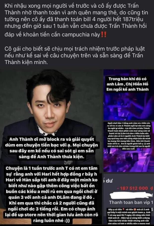 Scandal mới liên quan đến Trấn Thành