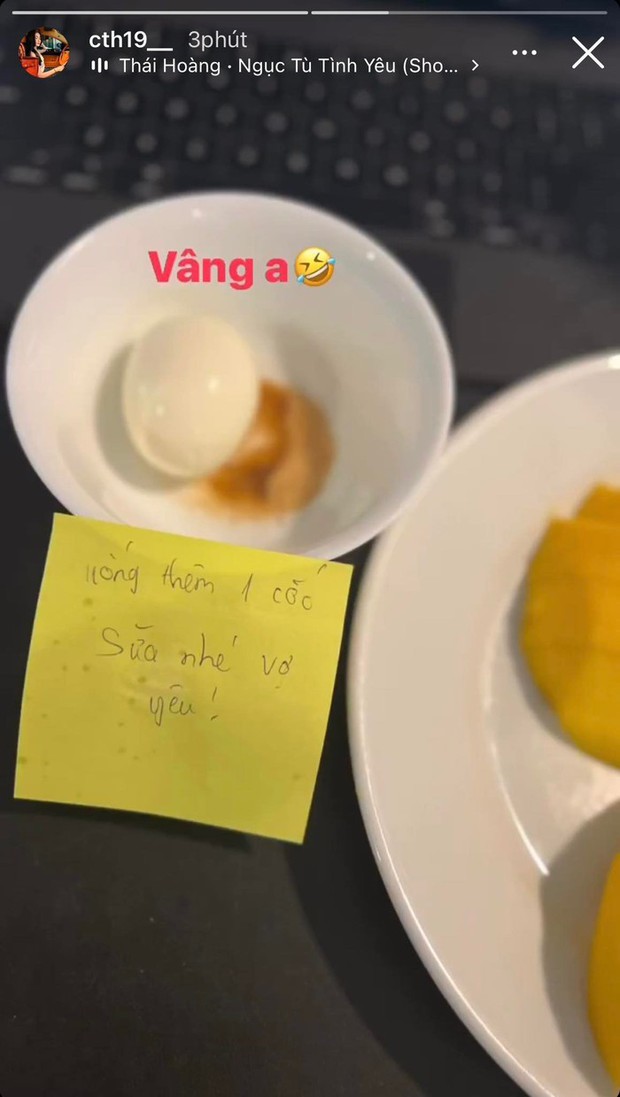 Chu Thanh Huyền khoe được bạn trai chăm sóc tận tình, công khai gọi là 