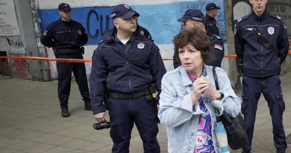 Hiện trường vụ xả súng. Ảnh: AP