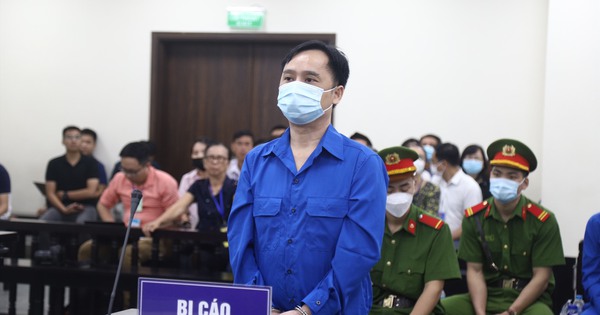 Bị cáo Đỗ Thành Nhân tại phiên toà