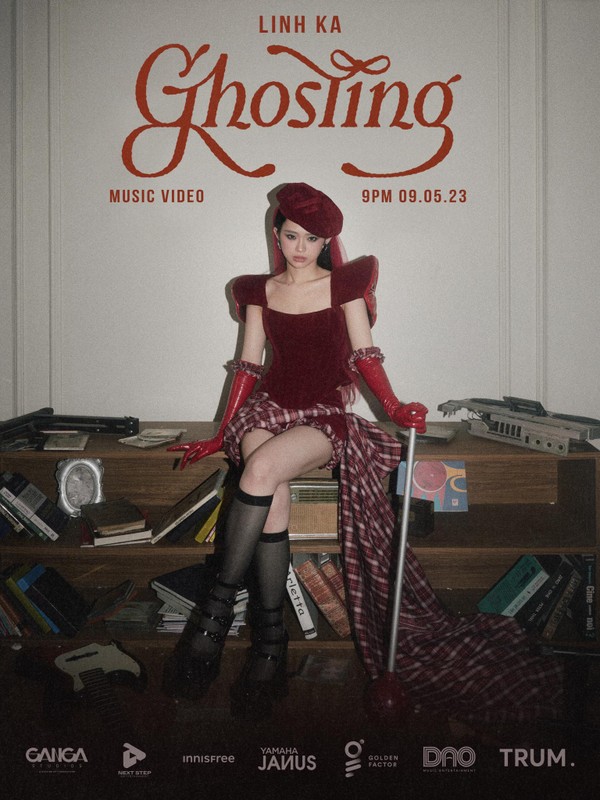Mới đây, Linh Ka đã chính thức debut làm ca sĩ với sản phẩm đầu tay có tên Ghosting. MV debut của cô nàng cũng gây ấn tượng với phần hình ảnh được đầu tư hoành tráng, bắt mắt cùng giai điệu nhẹ nhàng, đáng yêu.