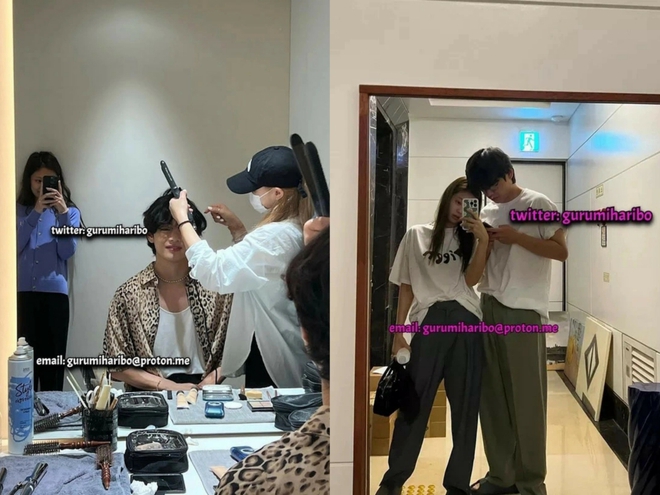 Hồi năm ngoái, tờ Osen đưa tin tài khoản @Gurumiharibo tung ra loạt hình hẹn hò của V - Jennie ở các địa điểm khác nhau như nơi làm tóc, nhà riêng của nam thần BTS,...