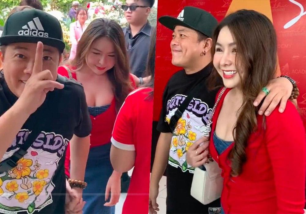 Đoạn clip ghi lại khoảnh khắc Hoàng Mèo thân thiết với trợ lý. 