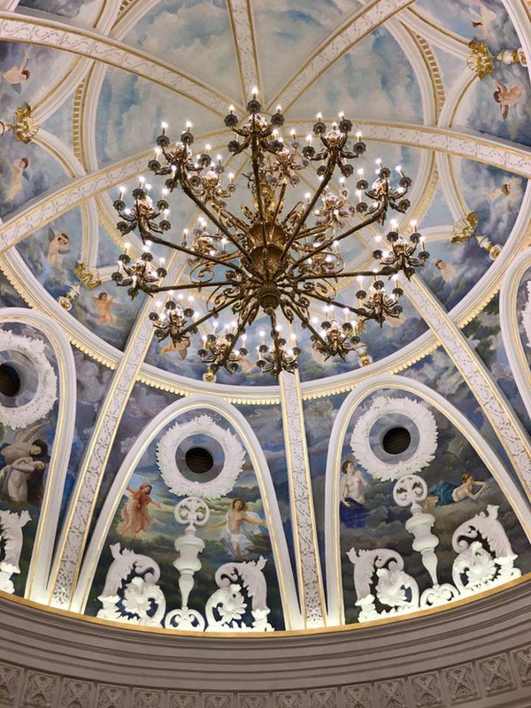 Mái vòm xa hoa và tráng lệ. Ảnh: Vietnamnet