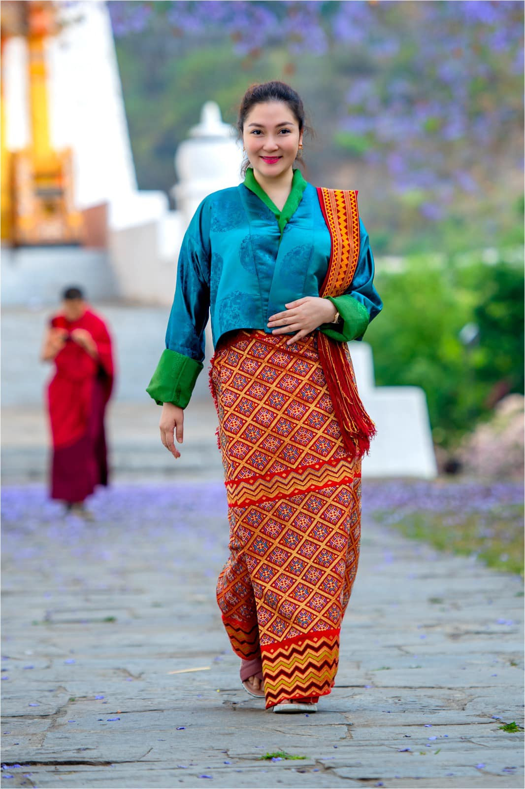 Người đẹp cũng thường xuyên chia sẻ quan niệm sống lạc quan, tích cực trên mạng xã hội. 