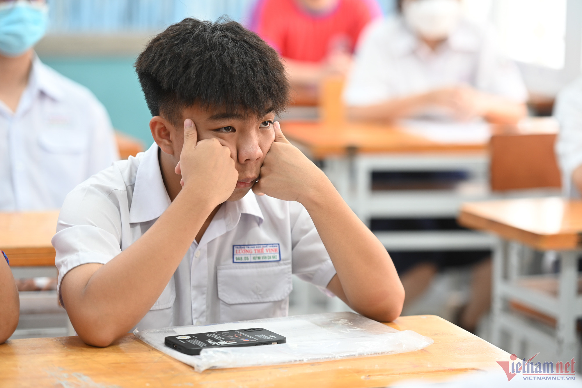 Học sinh TP.HCM trong kỳ thi vào lớp 10 năm 2023 (Ảnh: Nguyễn Huế)