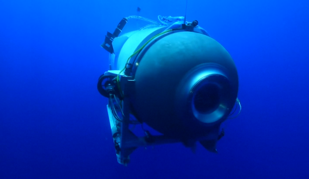 Tàu lặn Titan có chiều dài 6,7m và cao khoảng 2,8m