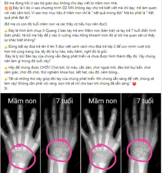 Bài viết gây nhiều tranh cãi trên mạng xã hội.