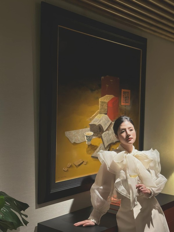 Với gương mặt bầu bĩnh và làn da trắng trẻo, nhan sắc xinh đẹp của Hải Vân luôn thu hút mọi ánh nhìn mỗi lần xuất hiện.