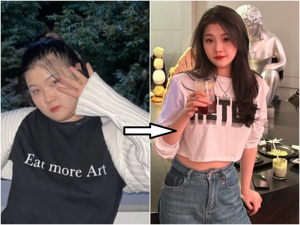 Hong Shu lột xác hoàn toàn sau khi giảm cân. Từ thân hình to béo nặng tới 80kg, cô giảm thành công 25kg để có được vóc dáng cân đối, mảnh mai.