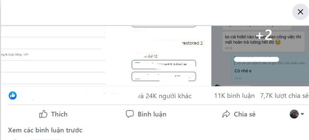 Bài đăng nhận lượt tương tác lớn từ cộng đồng mạng. Ảnh chụp màn hình