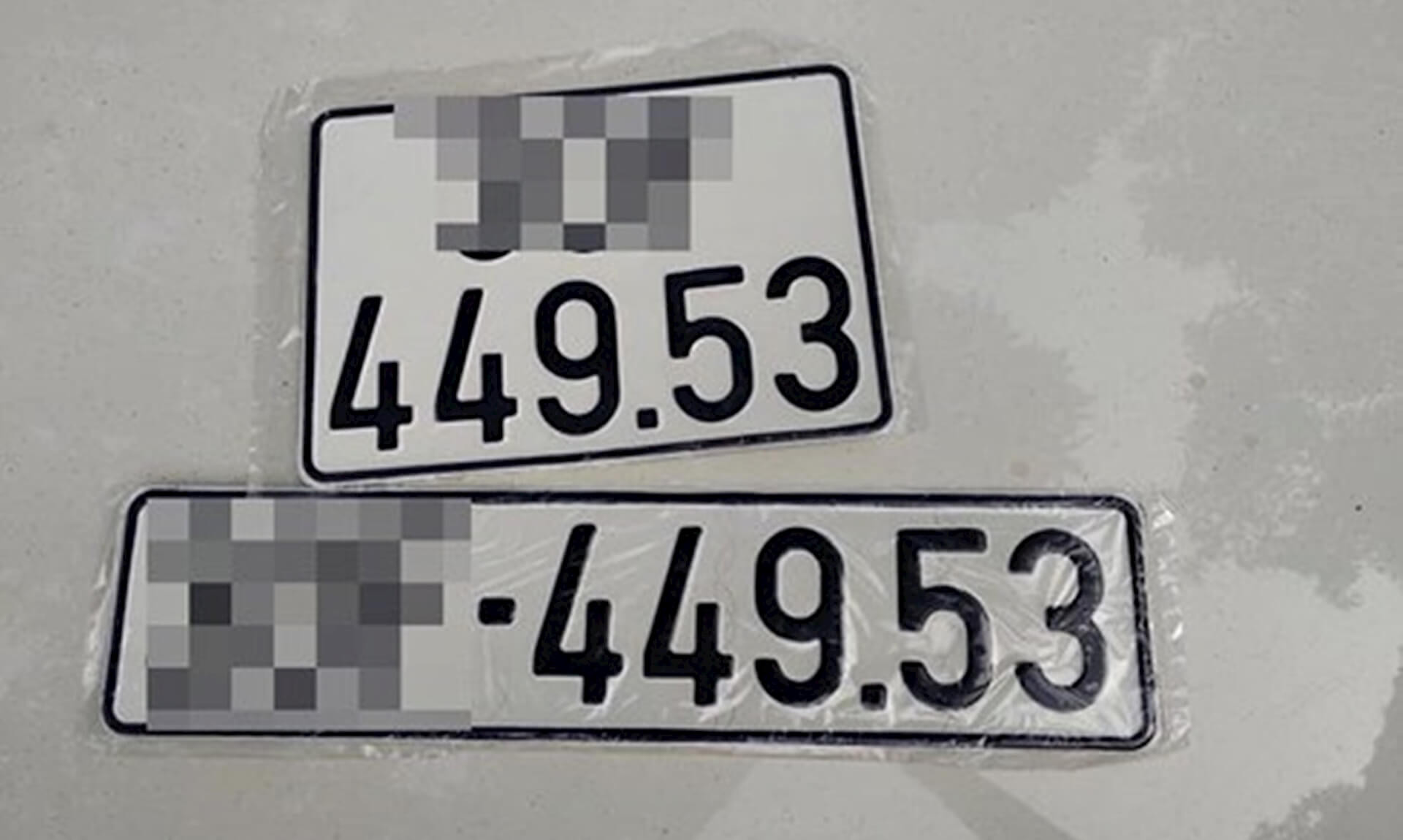 Biển số 4953 xưa nay được cho là biển xấu, không mang lại may mắn cho chủ xe. Ảnh minh họa. 