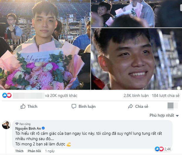 Bình An - chồng Á hậu Phương Nga bình luận trong một bài đăng về bạn trai Tân Hoa hậu Ý Nhi