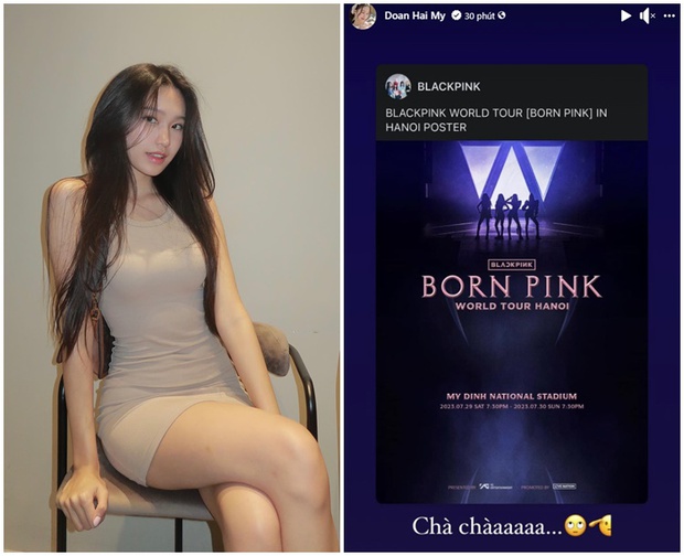 Háo hức từ ngày công bố sự kiện, Doãn Hải My được dự đoán là sẽ đi đu idol cùng bạn trai - Đoàn Văn Hậu.