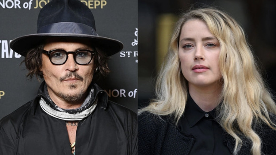 Johnny Depp và Amber Heard.