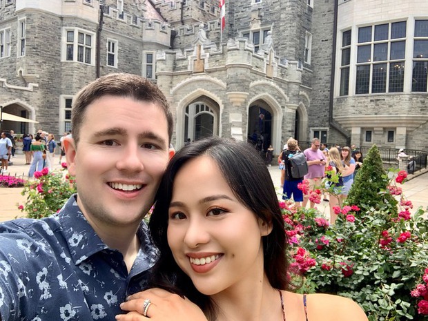 Anh Phương và chồng, anh Chance Clark.