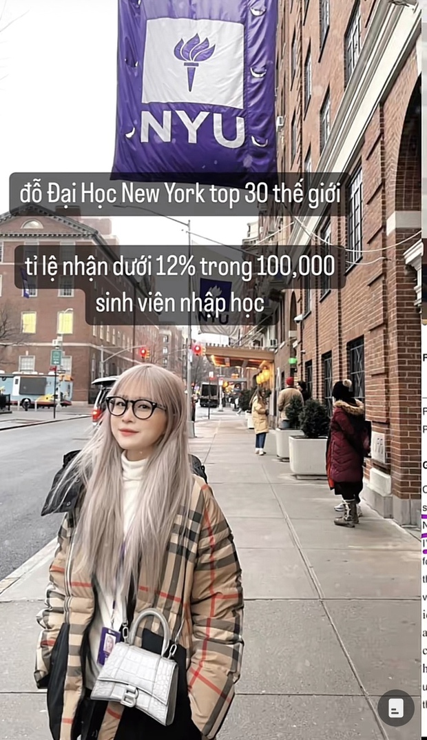 Chao thi đỗ Đại học New York (Mỹ)