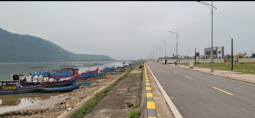 Khu neo đậu tránh, trú bão Cửa Khẩu - Kỳ Hà. Ảnh: TL