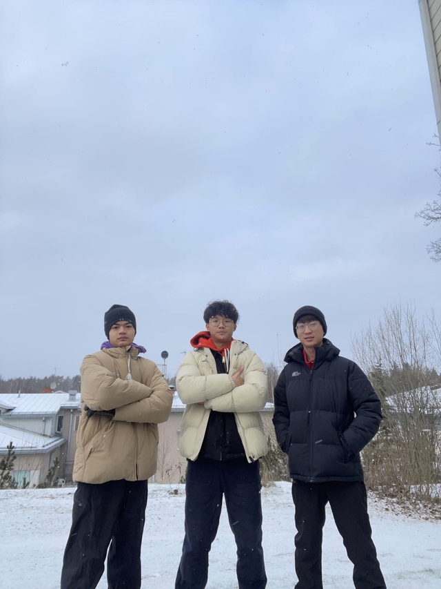 Từ trái qua: Minh Quân - Gia Phát và Na Uy.