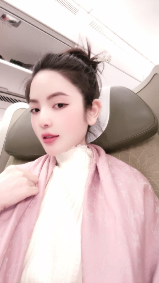 Chu Thanh Huyền khi búi tóc (Ảnh: FBNV)