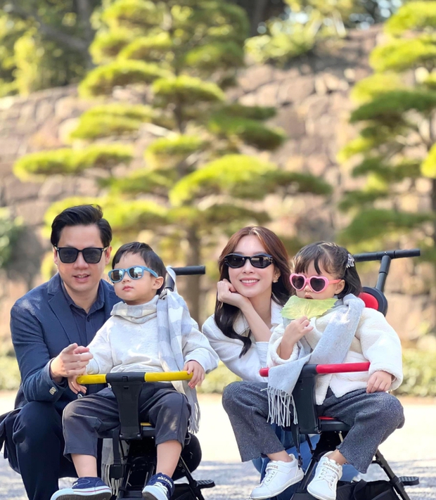 Tổ ấm nhỏ hạnh phúc của nàng hậu và chồng doanh nhân