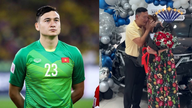 Văn Lâm mua xế hộp tặng bố mẹ