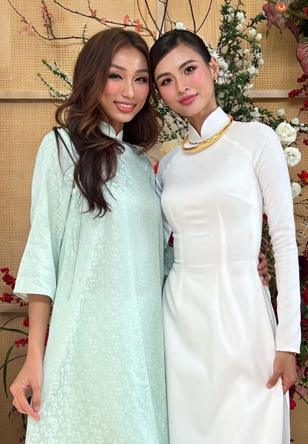 Cao Thiên Trang (phải) và Ngô Bảo Ngọc (trái).