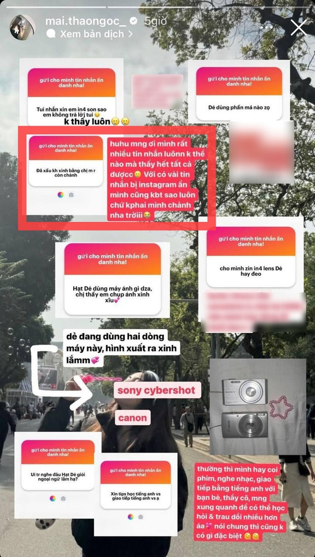 Hạt Dẻ lên tiếng giải thích khi bị nhận xét là chảnh