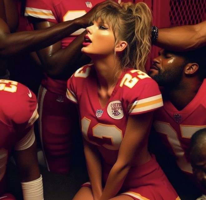 Taylor Swift trở thành nạn nhân của công nghệ deepfakes. Ảnh: X.