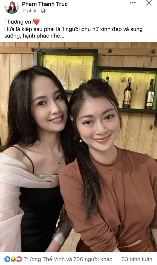 Diễn viên Thanh Trúc nghẹn ngào xúc động chia sẻ hình ảnh cũ bên Thuỷ Phạm