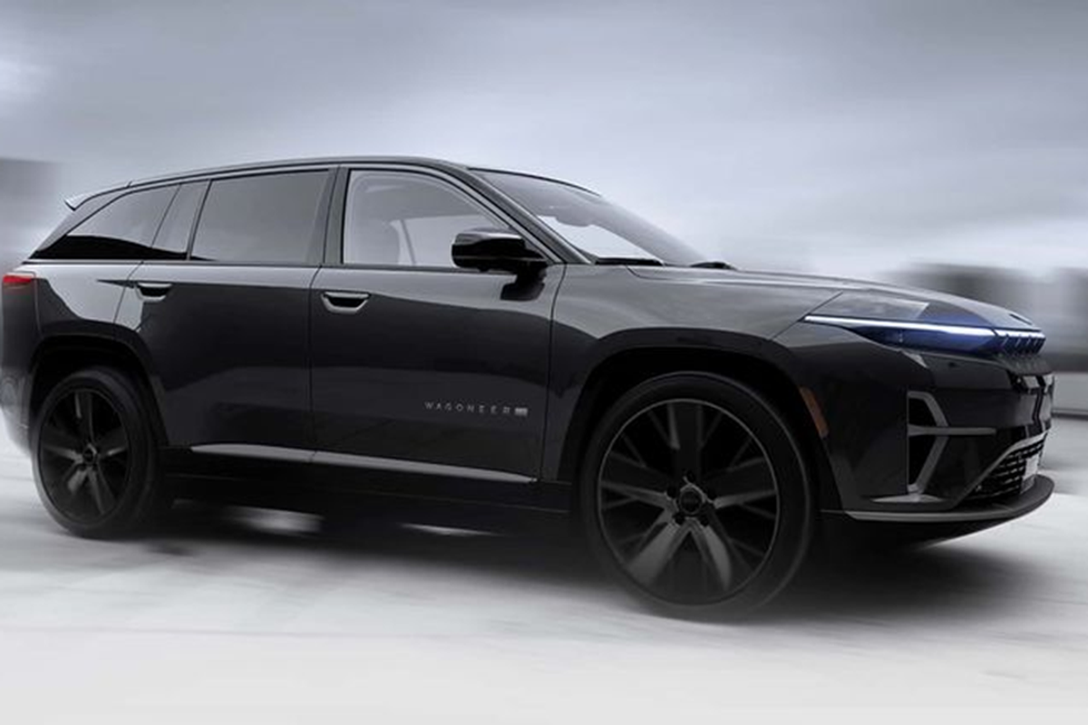 Wagoneer S là mẫu SUV thuần điện đầu tiên của Jeep, dự kiến ra mắt thị trường vào mùa thu năm nay. Ở bản cao cấp nhất, Jeep Wagoneer S 2025 chạy điện có công suất lên tới 600 mã lực, mạnh ngang một số mẫu SUV thể thao khác như Lamborghini Urus hay Bentley Bentayga Speed.