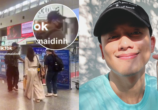 Chiếc nón của người đàn ông kéo vali, bước đi bên cạnh Mỹ Tâm giống với đồ của Mai Tài Phến