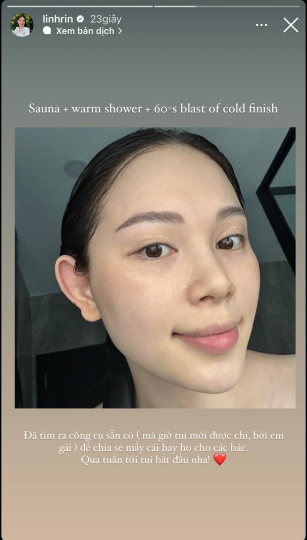 Linh Rin gây chú ý khi khoe cận gương mặt không son phấn của mình
