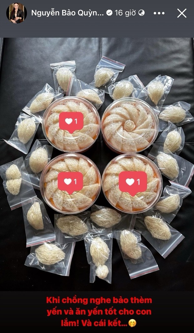 Cô cũng hé lộ cảnh được chồng yêu chiều hết nấc