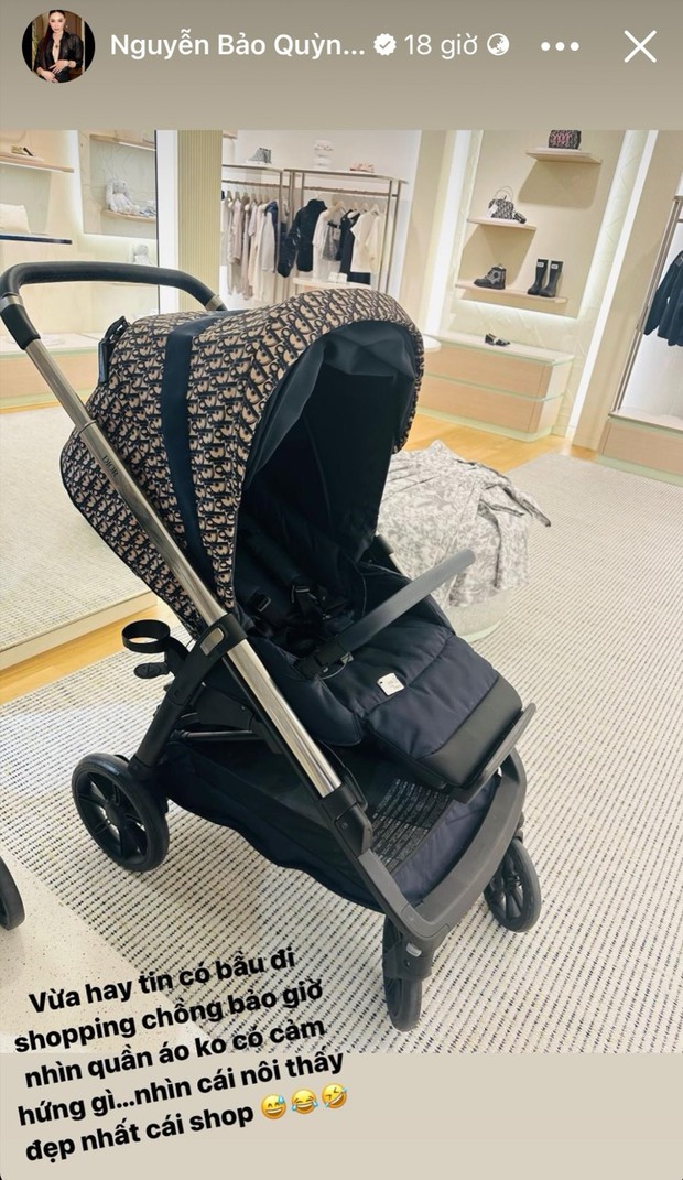 Quỳnh Thư và ông xã sắm sửa đồ cho em bé